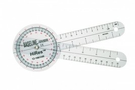 8 in. Baseline Hires 360 Degree Clear Plastic Goniometer - 25 Each - £165.18 GBP