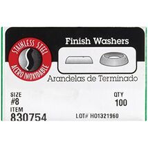 Hillman Stainless Steel .190 in. Finish Washer 100 pk - $19.05