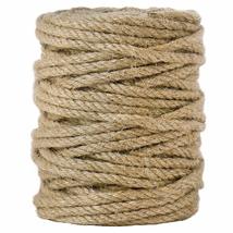 Tenn Well 5mm Jute Twine, 100 Feet 4Ply Twisted Heavy Duty and Thick Twine Rope  - £35.09 GBP