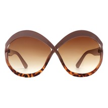 Super Oversized Round Sunglasses Women&#39;s Designer Style X Bridge UV400 - £11.94 GBP
