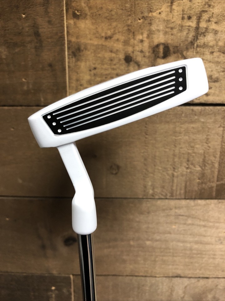 DEMO RH White PowerBilt Black TPS 2.0 Golf Putter Mallet Style 34" 5579-WTPS Item image 3