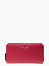 Kate Spade Brynn Large Continental Wallet Pink Ruby NWT - £77.87 GBP