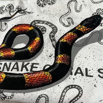 Graphic Tee Shirt Coral Snake Oneita Mens XL Deadstock Preshrunk 100 Cot... - $42.57