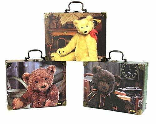 GUND Teddy Bear Keepsake Box 11" x 8.75" x 5" Set Of Three Storage - $32.66