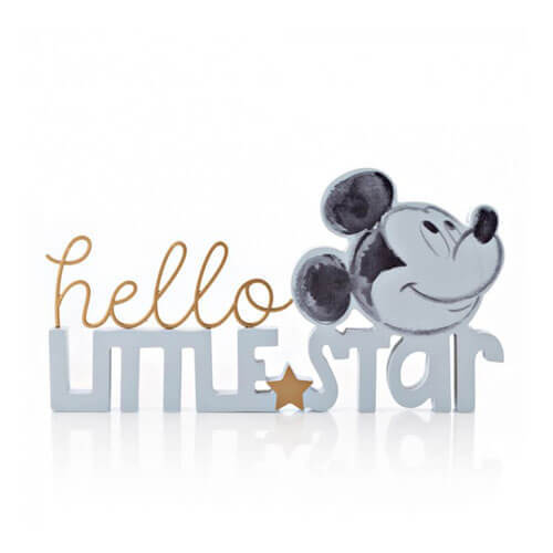 Primary image for Disney Gifts Hello Little Star Word Plaque - Mickey Mouse
