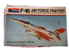 Monogram F-16 Air Force Fighter 1/48 scale model kit - $33.87
