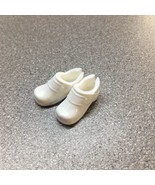Mattel Barbie Doll White Clog Nurses Shoes for Flat Feet- Shoes only - £7.69 GBP