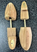 Nordstrom Wood Shoe Trees 2 Mens Large Wooden Cedar Inserts Clean No Damage - £15.83 GBP