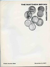 The Matthew Bryan Collection of United States Coins NASCA Catalog 1977 - £21.79 GBP