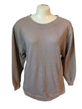 Wild Fable Womens XS Long Sleeve Boxy Waffle Knit T-Shirt - Dark Taupe - £7.34 GBP