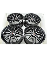 New DDR ST18 19x8.5 5x114.3 35mm Black Polished Face 19" Wheels Rims (Set of 4) - $939.00