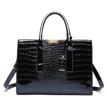 Pattern Shoulder Bags Oil Wax PU Leather Womens Bags Designer Women Crossbody Ca - £56.64 GBP