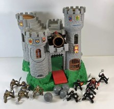 Fisher-Price Vintage 1994 Great Adventures Castle Playset 11 Knights 4Cannonball - £158.26 GBP