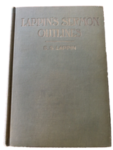 Lappin&#39;s, Sermon Outlines, 1925 First Edition HARDCOVER, Good Cond. No DJ - $285.10 MXN