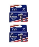 (2) Barbasol Ultra 6 Plus Men&#39;s Razor Blade Refill Cartridges 4 Refills ... - £27.49 GBP