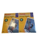 Kodak Premium High Gloss Picture Paper Sheets 8-1/2&quot; x 11&quot; Set of 2 Inkj... - €13,01 EUR