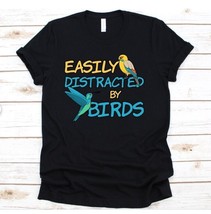 Easily Distracted By Birds Shirt, Veterenarian Gift - £11.14 GBP+