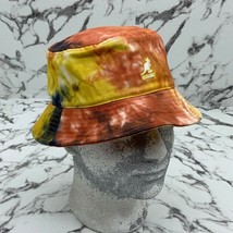 Kangol Orange | Navy | Yellow | White Tie Dye Bucket Hat - $98.00