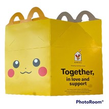 Pokemon Happy Meal Box 2022 Nintendo Gaming Ephemera Hobby Yellow Creature - $5.87