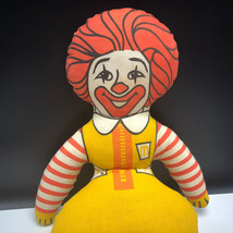 Mcdonalds Vintage Plush stuffed animal toy advertising sign fast food Ro... - $19.79