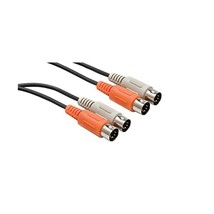 HosaTech MID-203 3m Dual 5 Pin DIN to Same Dual MIDI Cable  - $22.00