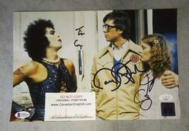 Tim Curry, Barry Bostwick &amp; Susan Sarandon Hand Signed Autograph 8x12 Photo COA - $575.00