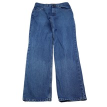 Kirkland Jeans Mens 32 Blue Straight Mid Rise Cotton Medium Wash Denim Pants - $25.72