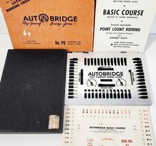 Autobridge Contract Bridge Teach Yourself Basic Course Card Game Antique... - €34,31 EUR