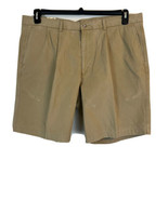 Men&#39;s Brown Dockers Pleated Shorts. W40. 100% Cotton - $37.78 CAD