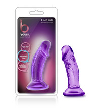 B Yours Sweet N&#39; Small 4&quot; Dildo With Suction Cup Purple - $205.99 MXN