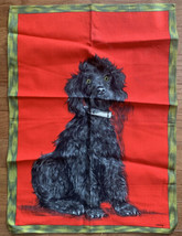 Black Labradoodle Dog Towel VONY - $4.00