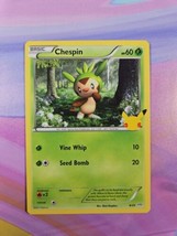 Pokemon TCG McDonalds 25th Anniversary | Chespin 6/25 - $0.99