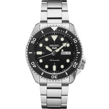 Seiko 5 Sports 24-Jewel Automatic Watch - Black Face - £357.47 GBP