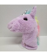 Daphne’s Unicorn Plush Driver Golf Headcover Purple Horse Rainbow Hair - $18.62