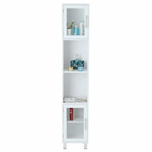 71&quot; Bathroom Tall Tower Storage Cabinet Organizer Display Shelves Bedroom - $164.07
