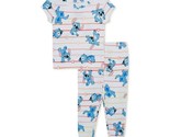 Lilo &amp; Stitch Toddler Girls&#39; Snug-Fit 2 Piece Pajama Set, White Size 2T - $15.83