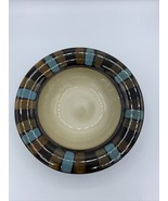 Pfaltzgraff Cayman Soup/Cereal Bowl Brown &amp; Blue, 9 1/8&quot; - £5.00 GBP