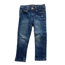 Roca Wear Girls Toddler Size 2T Skinny Jeans Spellout Pocket Multicolor ... - $10.88