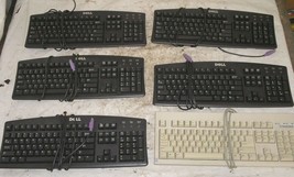 Lot Of 6 Computer Keyboards - Dell Omni Tech - £0.74 GBP