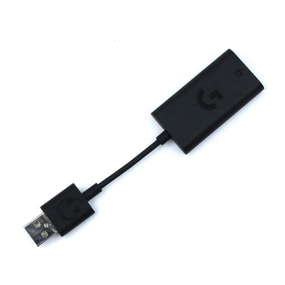 USB DAC Sound Card 881-000315 A00092 3.5mm Audio Adapter DongleFor Logit... - $15.83