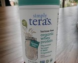 Simply Tera&#39;S Lactose Free Whey Protein Powder Plain Unsweetened 12 Oz E... - £22.67 GBP