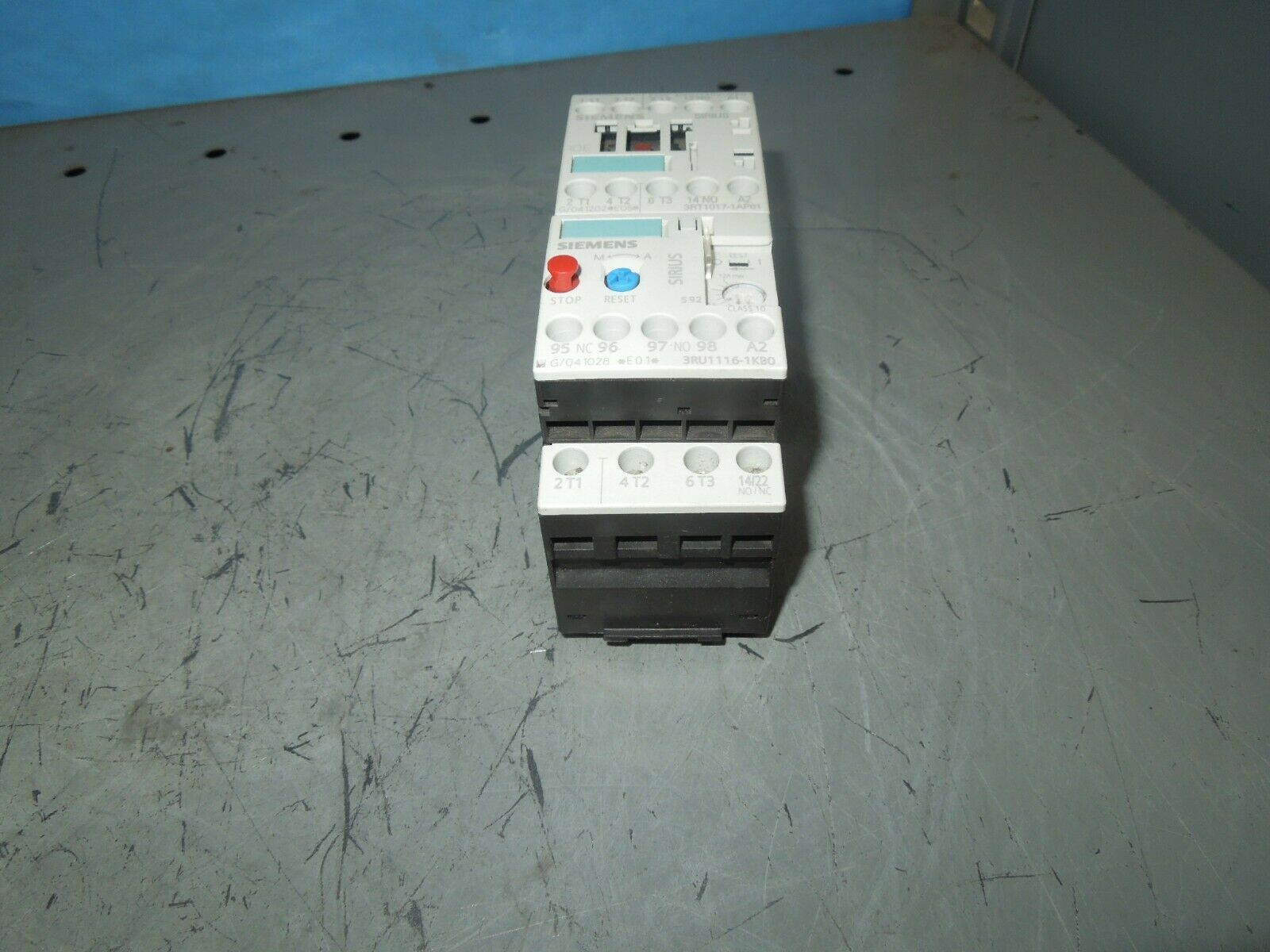 Siemens Sirius 3RT1017-1AP61 20/22A 600V Starter w/ 3RU1116-1KB0 9-12A O... - $40.00