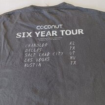 American Apparel Coconut Youth Boy Gray Cotton Graphic T-Shirt Size XL Chest 47" image 13