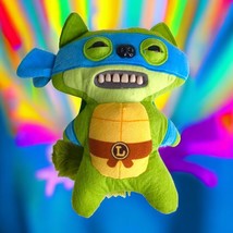 Fuggler Leonardo Teenage Mutant Ninja Turtles TMNT Stuffed Plush Animal Toy - £8.26 GBP
