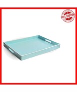 Versatile 14x19 Rectangular Tray in Teal - Perfect for Serving and Organ... - $914.25 MXN