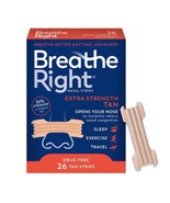 Breathe Right Nasal Strips, Extra Strength, Tan Nasal Strips, Help Stop ... - $14.93 CAD