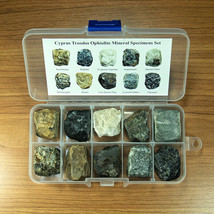Cyprus Troodos Ophiolite 10 Mineral Specimen Rock Geology Box Set Kit 03808 - $35.99
