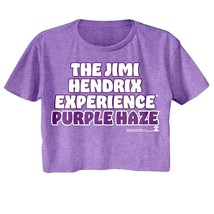Jimi Hendrix Experience Purple Haze Women&#39;s Crop Top - $26.50