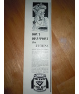 Vintage Underwood Black Bean Soup Cartoon Print Magazine Advertisement 1937 - €4,30 EUR