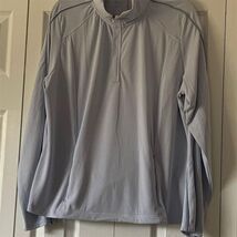 Mondetta women's 1/4 Zip Pullover Blue 2XL Long Sleeve Lightweight - $19.80